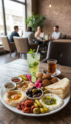 Orientalisches Frühstück &amp; Getränk für 2 Personen