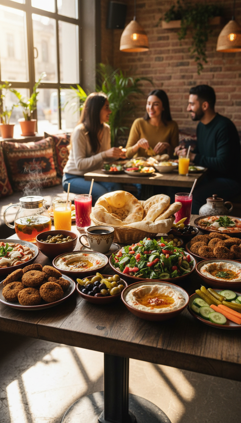 Orientalisches Frühstück &amp; Getränk für 2 Personen