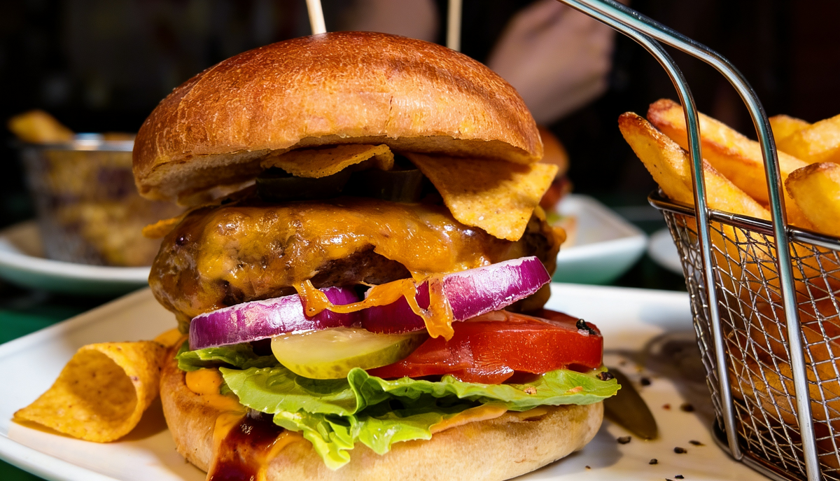 Burger-Menü für 2 Personen