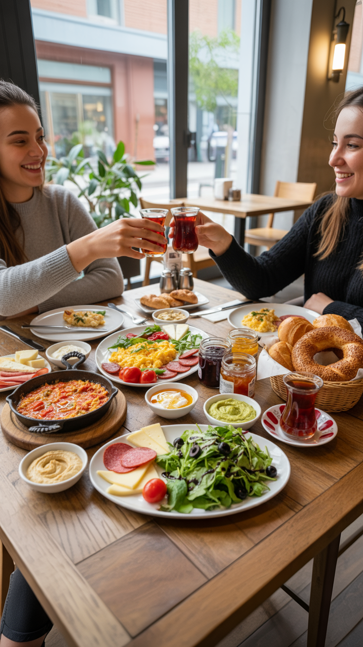 Mediterrane Frühstücksplatte "Istanbul" für 2 Personen