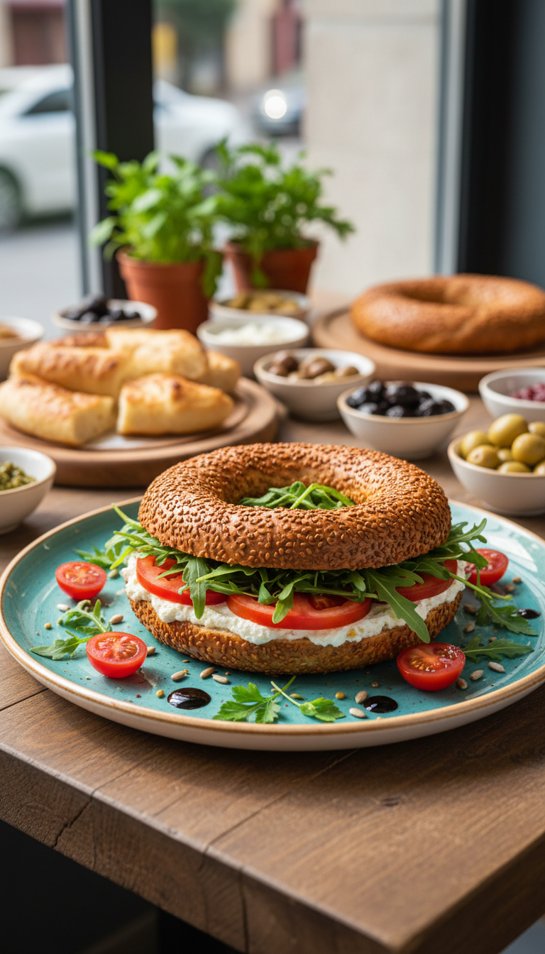 2 Bagels und 2 Getränke nach Wahl