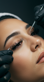 Wimpernverlängerung 1:1 Technik