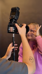 Iris Shooting mit Ausdruck