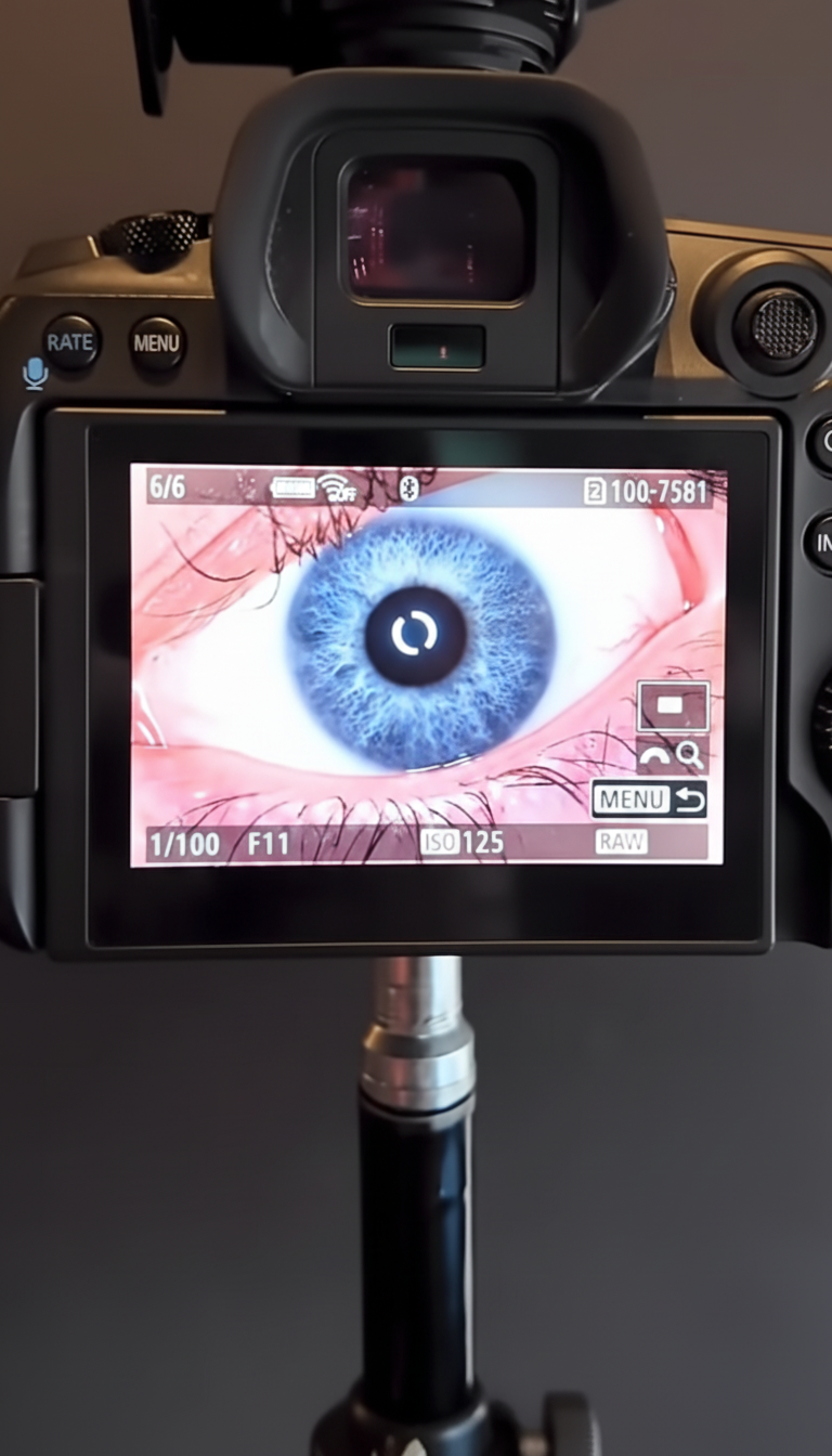 Iris Shooting mit Ausdruck