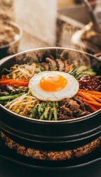 Bibimbap &amp; Cocktails für 2 Personen