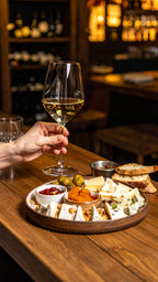 Wine Tasting &amp; Snackteller für 2 Personen