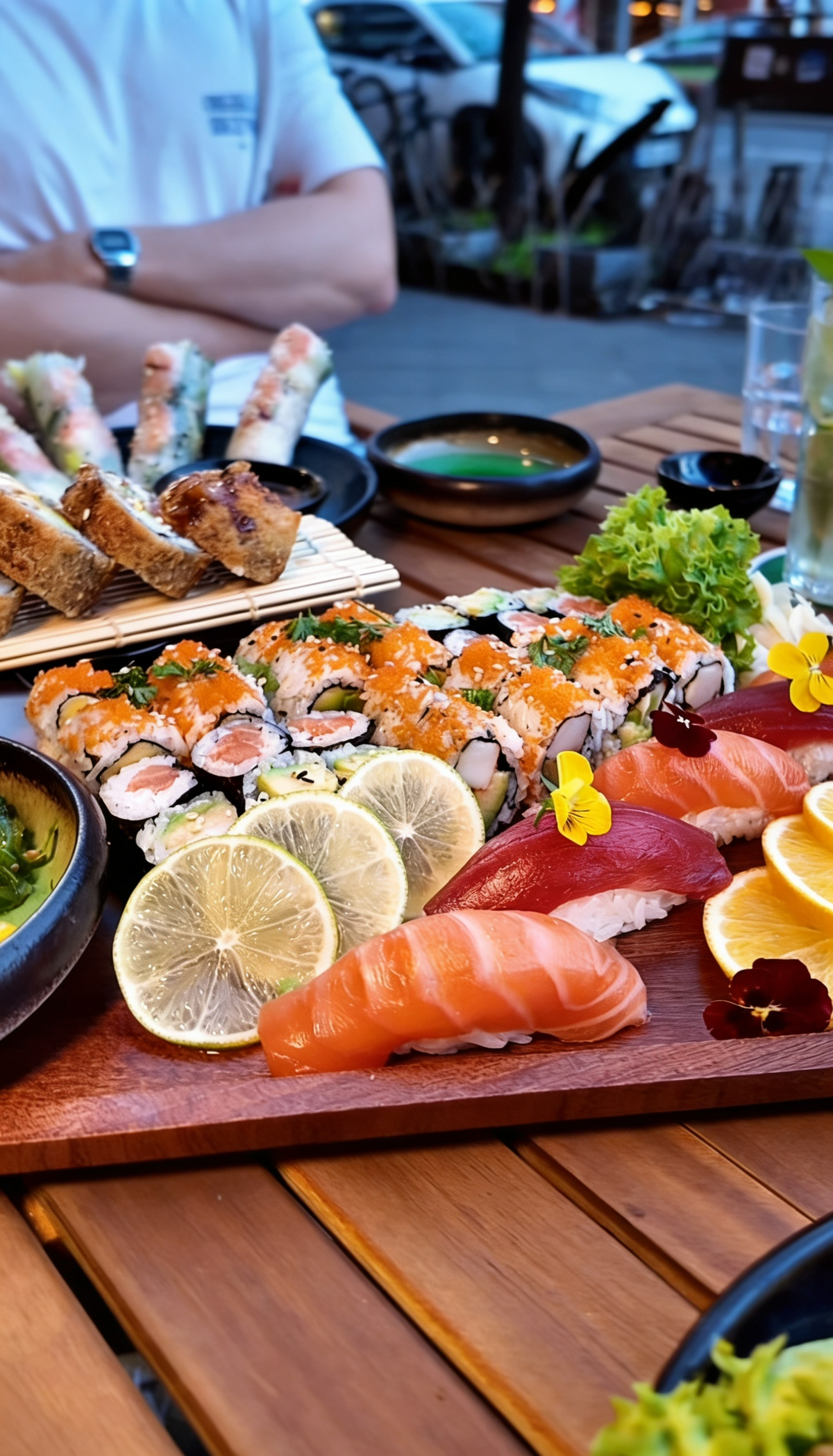 Sushi Platte &amp; hausgemachte Drinks für 2 Personen